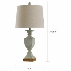 Budget ⭐ The Gray Barn Willowsun Distressed Blue Urn Style Table Lamp ⭐ -The Gray Barn Shop unnamed file 685