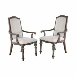 Brand new 💯 The Gray Barn Cornerways Rustic Ivory Fabric Arm Chairs (Set Of 2) ⭐ -The Gray Barn Shop unnamed file 689