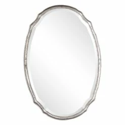 Cheapest 🎁 The Gray Barn Wilset 🔨 Hammered Silver Oval Wall Mirror 🤩