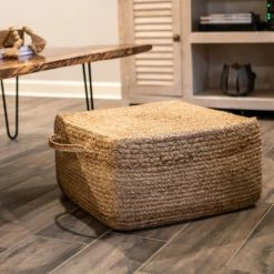 Best deal 🔥 The Gray Barn Juniper Hill Woven Square Pouf 🌟