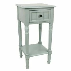 Deals ✨ The Gray Barn Robert 1-drawer Accent Table Antique Navy With Wood Top 😀 -The Gray Barn Shop unnamed file 82
