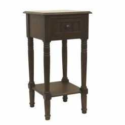 Deals ✨ The Gray Barn Robert 1-drawer Accent Table Antique Navy With Wood Top 😀 -The Gray Barn Shop unnamed file 83