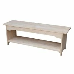 Best deal 🌟 The Gray Barn Moonshine Unfinished Bench Unfinished 36"w 🤩