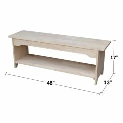 Best deal 🌟 The Gray Barn Moonshine Unfinished Bench Unfinished 36"w 🤩 -The Gray Barn Shop unnamed file 841