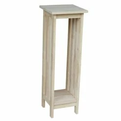 Budget ⌛ The Gray Barn Secret Valley Unfinished Solid Wood Mission Plant Stand 😍