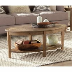 Cheapest 🎁 The Gray Barn Rosings Reclaimed Wood Oval Coffee Table 🔔