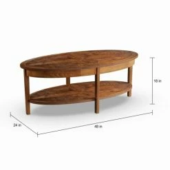 Cheapest 🎁 The Gray Barn Rosings Reclaimed Wood Oval Coffee Table 🔔 -The Gray Barn Shop unnamed file 885
