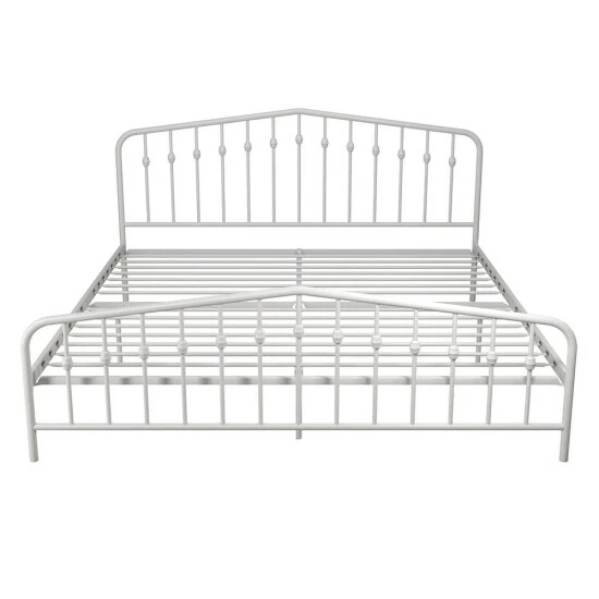 Flash Sale π The Gray Barn Latigo Metal Platform Bed White β 6 Flash Sale π The Gray Barn Latigo Metal Platform Bed White β - Image 4