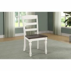 Cheapest ✨ The Gray Barn Witherwings Coastal White Ladder Back Side Chairs (Set Of 2) ✨
