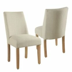 Cheap ✔️ The Gray Barn Dragonfly Curved Back Stain-resistant Textured Linen Single Dining Chair 🥰