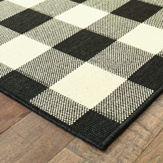 Promo π The Gray Barn Told Gait Indoor/Outdoor Gingham Check Area Rug Grey π€© 5 Promo π The Gray Barn Told Gait Indoor/Outdoor Gingham Check Area Rug Grey π€© - Image 4